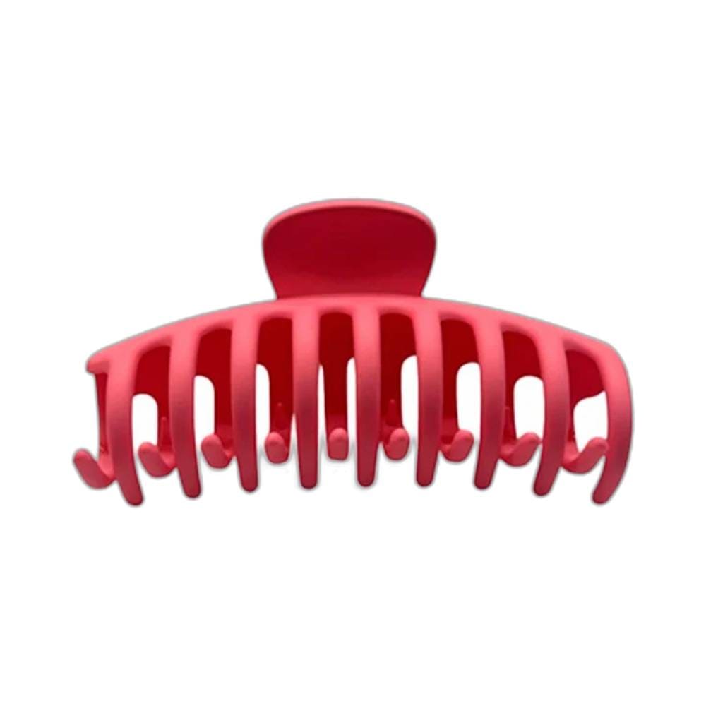 Prendedor The Pro Cote Matte Pink G visto de cima, mostrando o design funcional e acabamento matte.