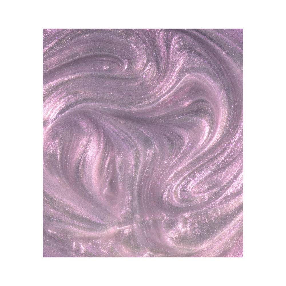 Close da textura cremosa do esmalte Dailus Top Chrome Pink Top com brilho perolado rosa e efeito cintilante.