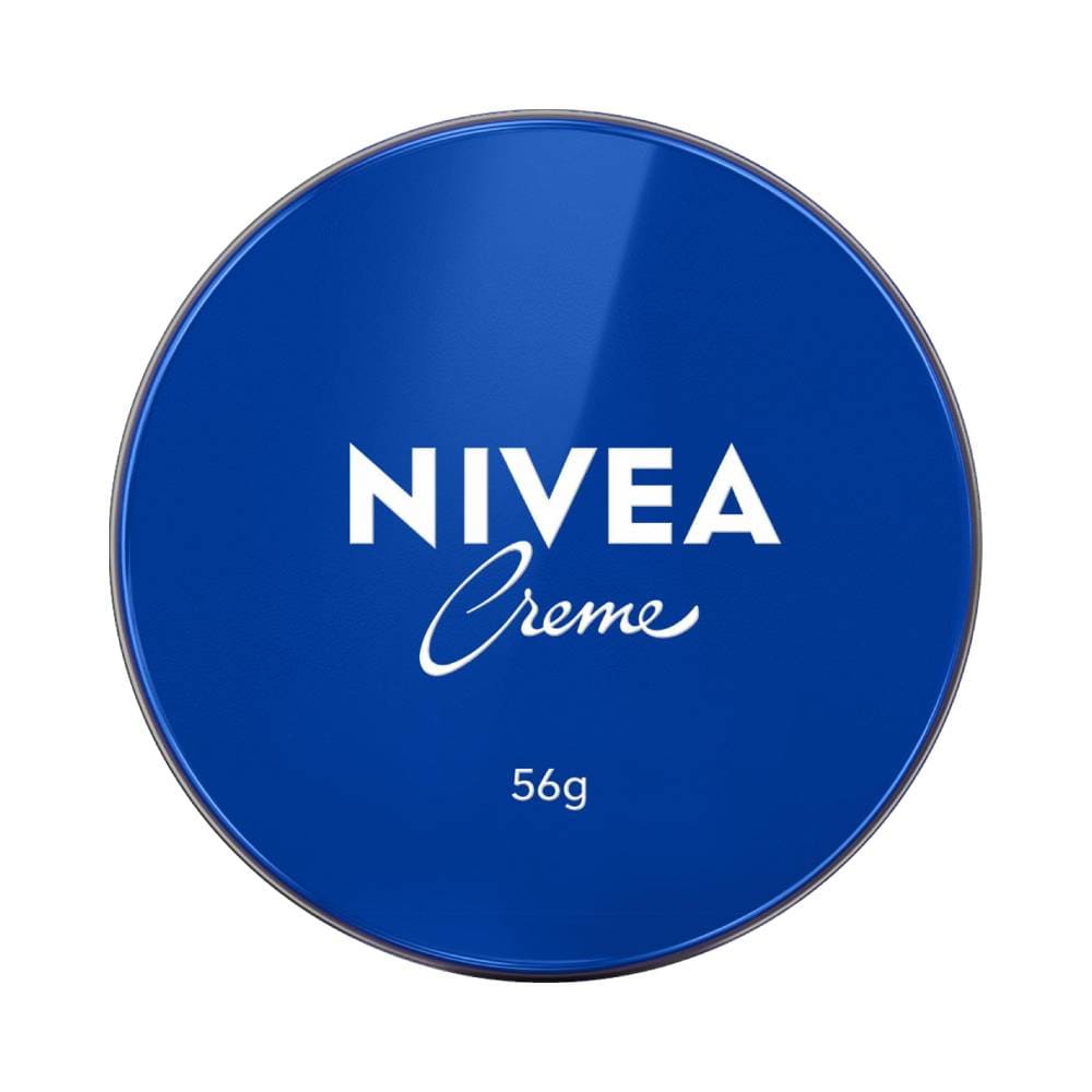 Creme Hidratante NIVEA Lata 56g embalagem azul e branca