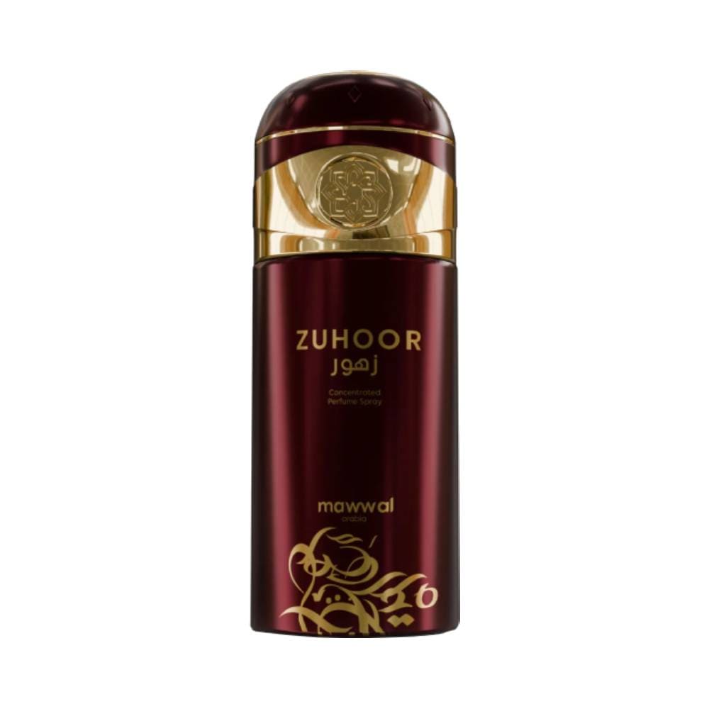 Frasco de perfume Mawwal Energy Zuhoor Feminino 250ml em fundo branco
