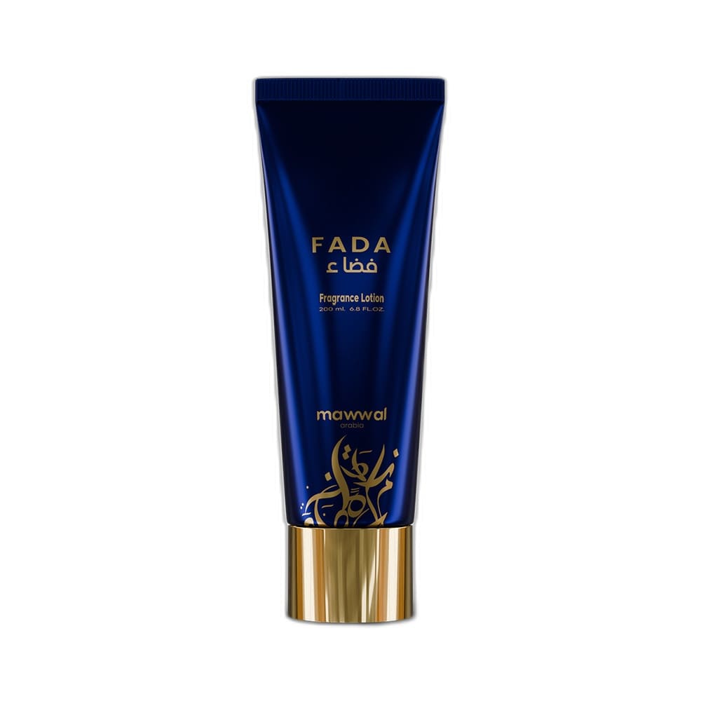 Hidratante Corporal Mawwal Energy Fada 200ml em bisnaga azul escura com detalhes dourados