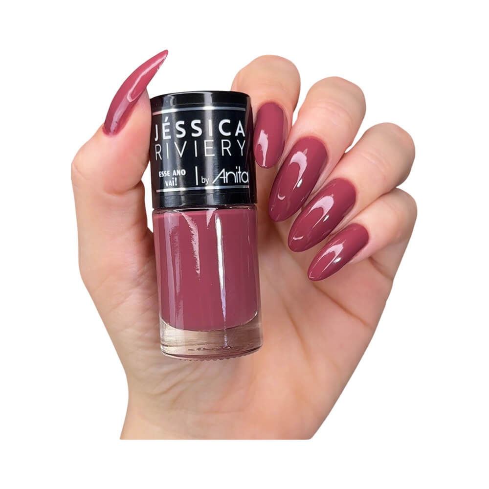 Unhas pintadas com esmalte Jéssica Riviery By Anita cor Esse Ano Vai!