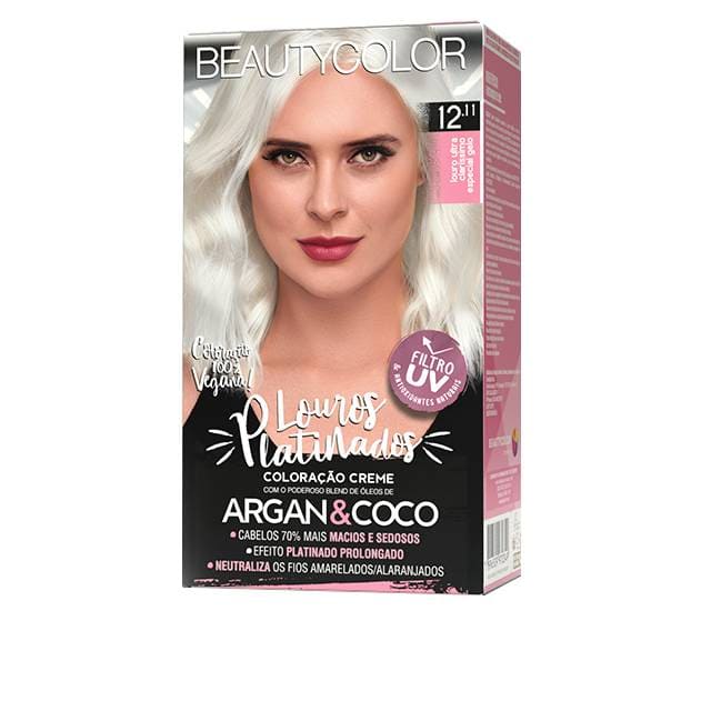 Imagem detalhada da coloração Beauty Color com destaque para a textura cremosa