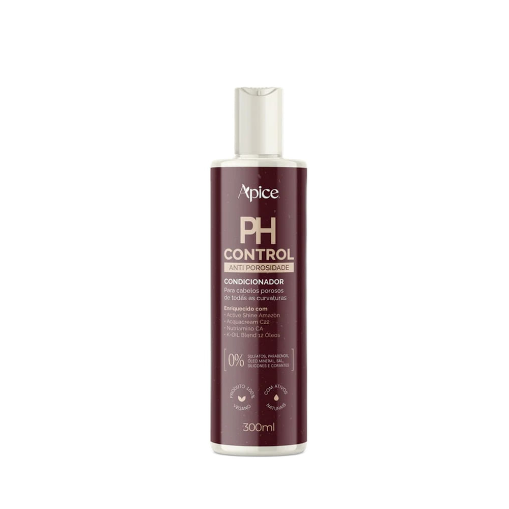 Condicionador Apice PH Control 300ml embalagem vinho e branca