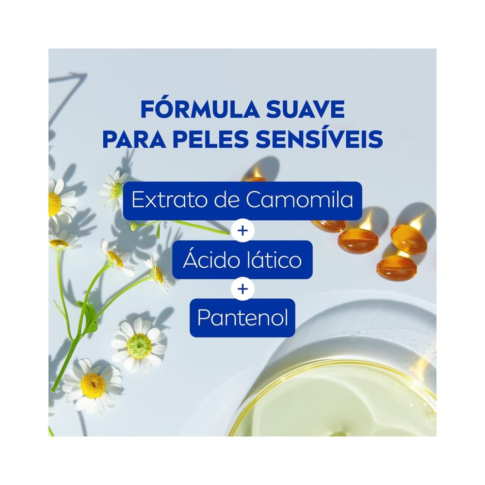 Imagem promocional do Sabonete Líquido Nivea Íntimo Suave 250ml com fórmula suave