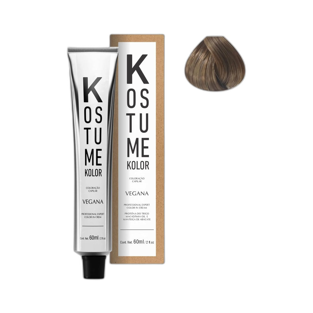 Imagem do produto coloração capilar Kostume Kolor Vegana na tonalidade 6.77 Loiro Escuro Marrom Intenso