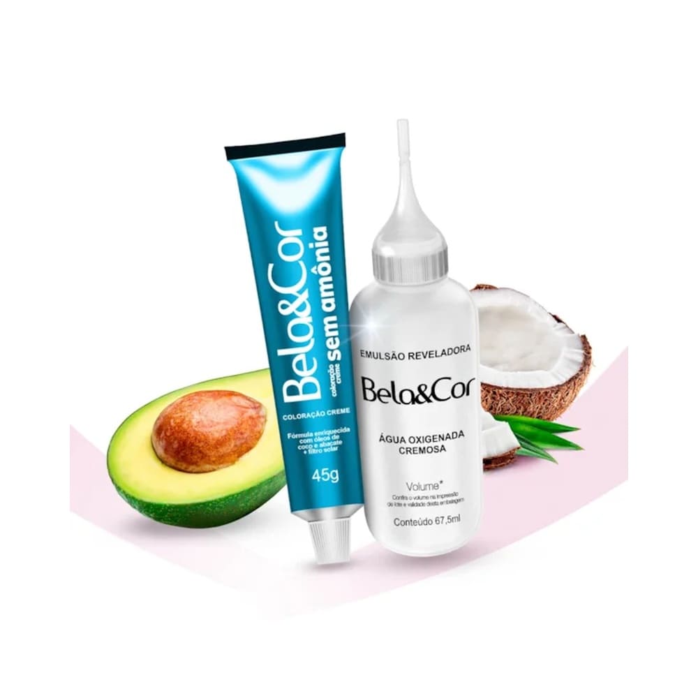 Modelo exibindo o resultado da Coloração Bela&Cor Sem Amônia 2.0 Preto