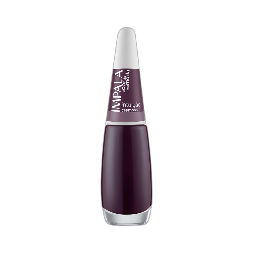 Frasco do Esmalte Impala A Cor da Sua Moda Intuição em fundo branco