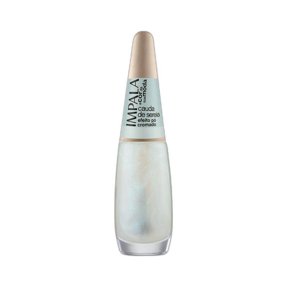 Frasco de esmalte Impala Cauda de Sereia em fundo branco
