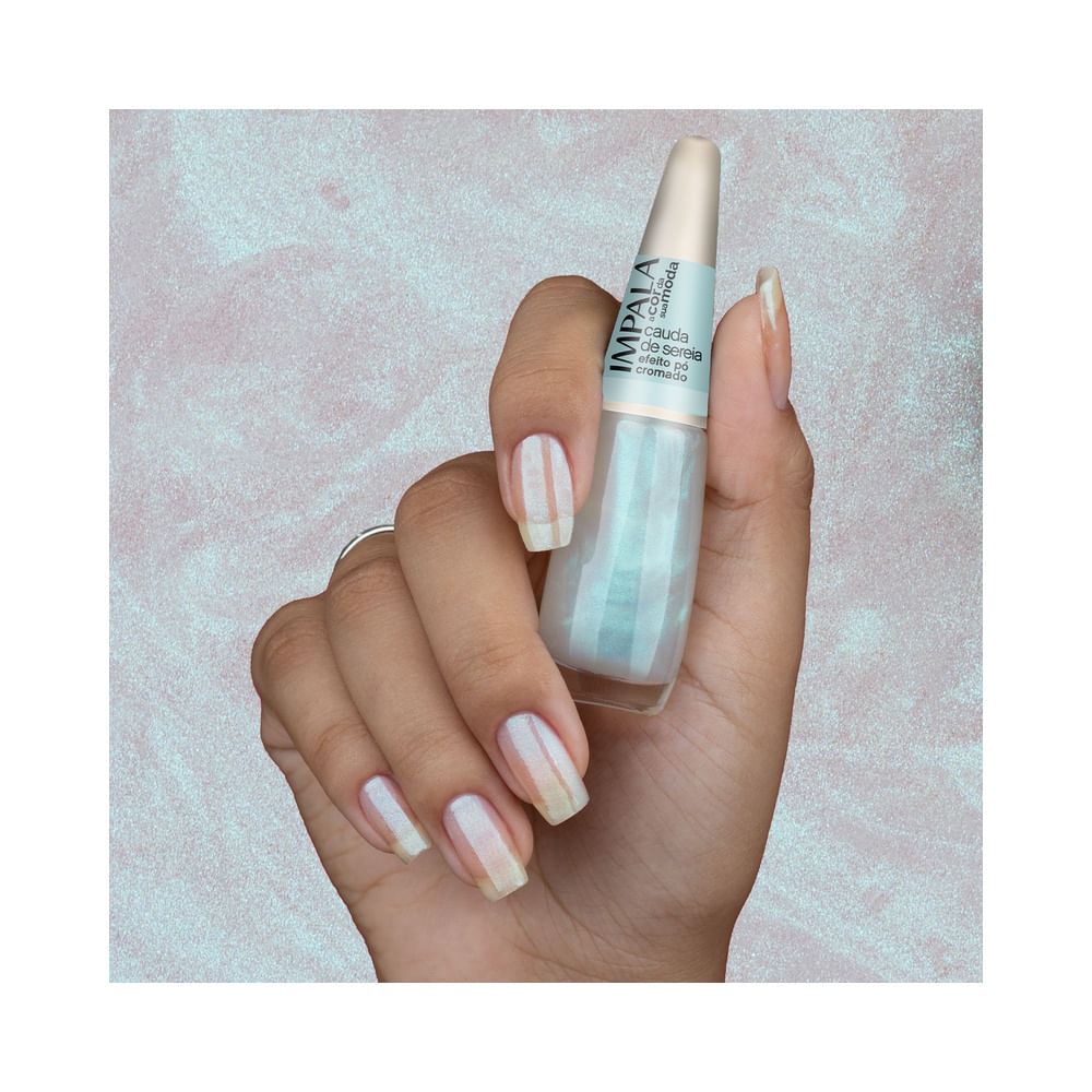 Esmalte Impala A Cor da Sua Moda Cauda de Sereia em close no frasco