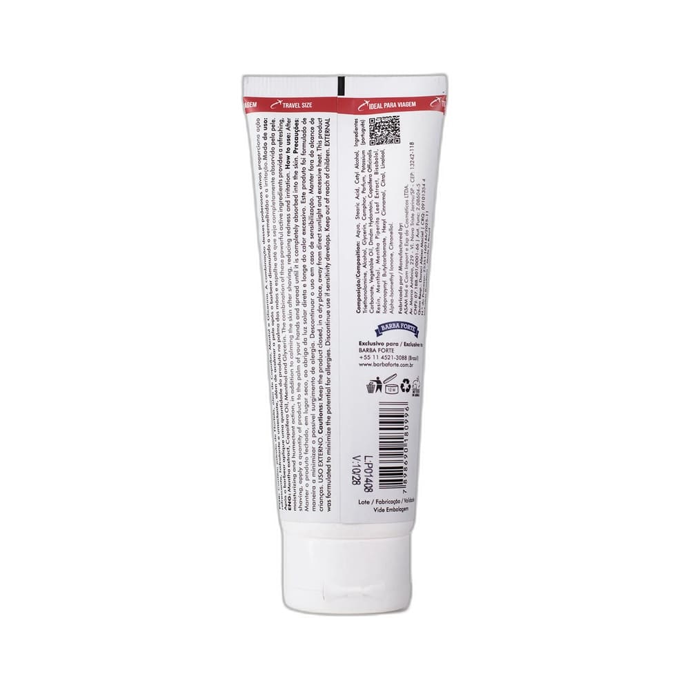 Creme Barba Forte Pós Barba Men Care 100g em destaque sobre fundo branco