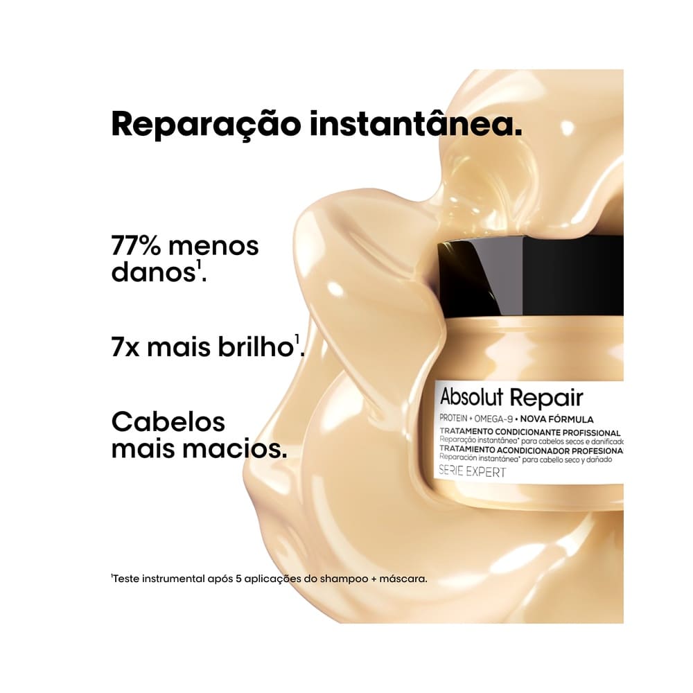 Máscara Capilar L'Oréal Refil Absolut Repair 200g em destaque