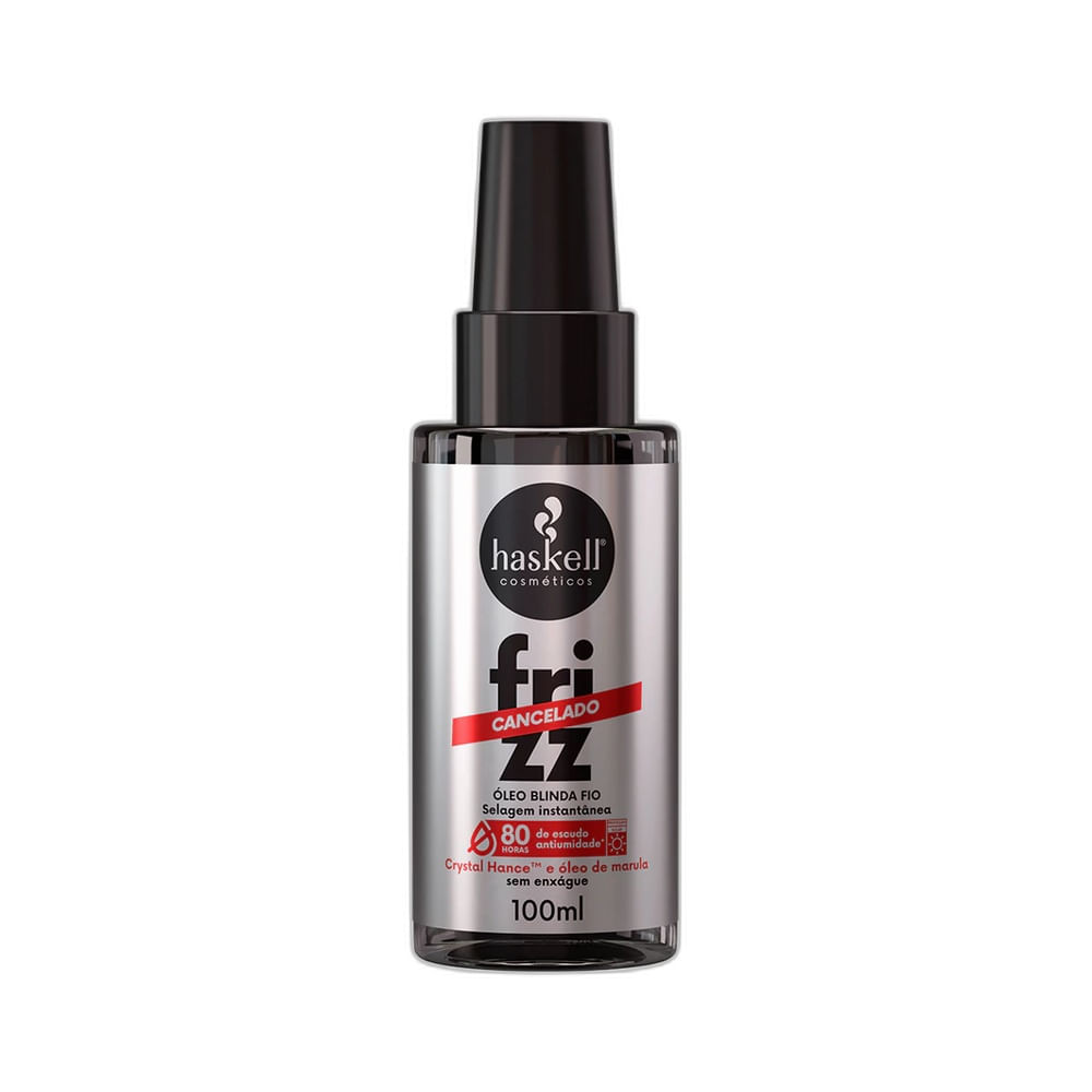 Óleo Capilar Haskell Frizz Cancelado Blinda Fio 100ml - produto de cuidado capilar
