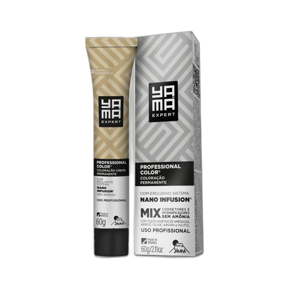 Tubo de coloração Yamá Professional Color Nano Infusion Mix Azul 60g.